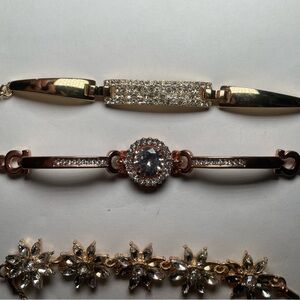 Elegant Gold and Silver Women's Bracelet Set